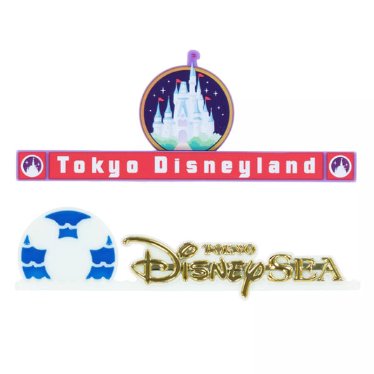 "Pre-Order" TDR - Tokyo Disney Resort Decoration Magnet set, Logo and Signage 2024