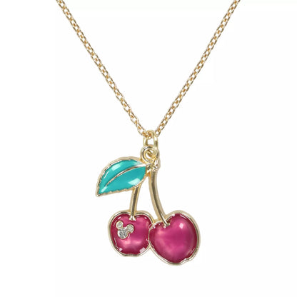 "Pre-Order" TDR - Mickey Cherry Necklace, WITH THE CHERRY ON TOP 2026