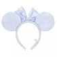 "Pre-Order" TDR - Minnie Light Blue Lace Ears Headband - Disney Blue Ever After