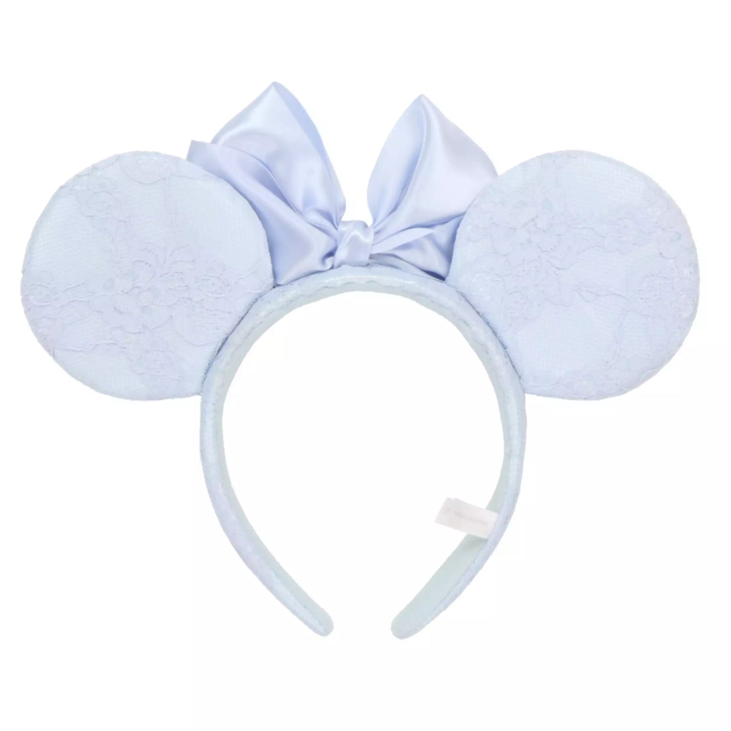 "Pre-Order" TDR - Minnie Light Blue Lace Ears Headband - Disney Blue Ever After