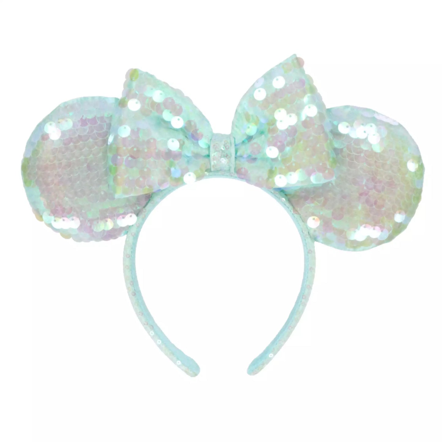 "Pre-Order" TDR - Minnie Ears Headband - Mint Sequin