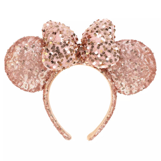 "Pre-Order" TDR - Minnie Ears Headband - Sparkling Pink Sequin