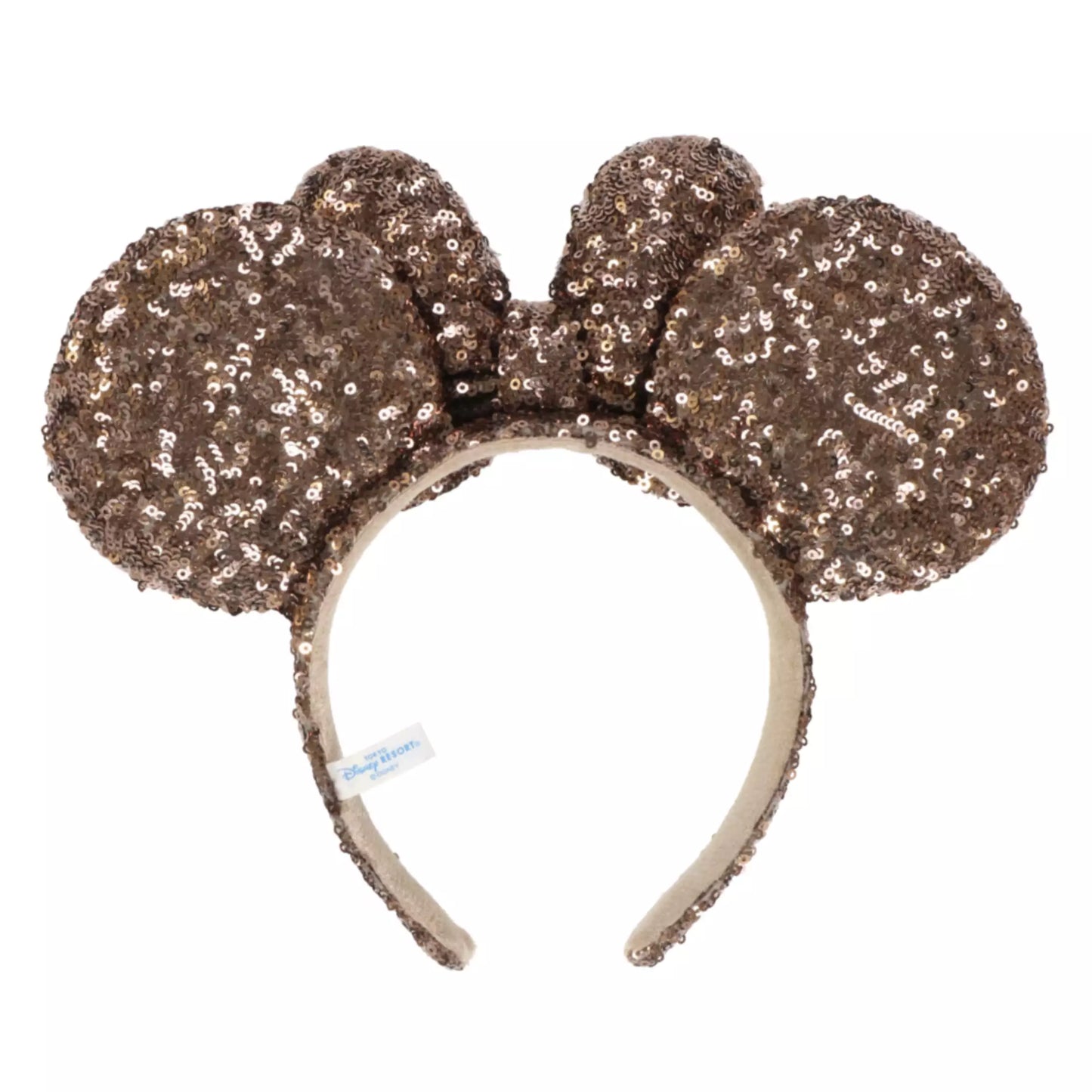 "Pre-Order" TDR - Minnie Ears Headband - Sparking Brown Sequin