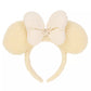 "Pre-Order" TDR - Minnie Off White Fluffy Ears Headband (2023 Fluffy)