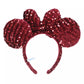 "Pre-Order" TDR - Minnie Ears Headband - Red Sequin Shine