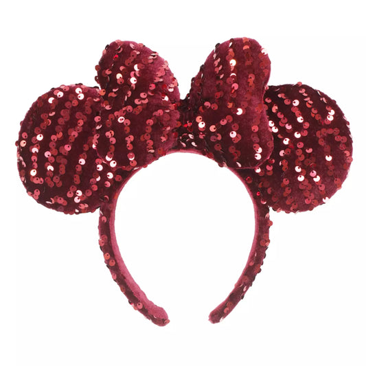 "Pre-Order" TDR - Minnie Ears Headband - Red Sequin Shine