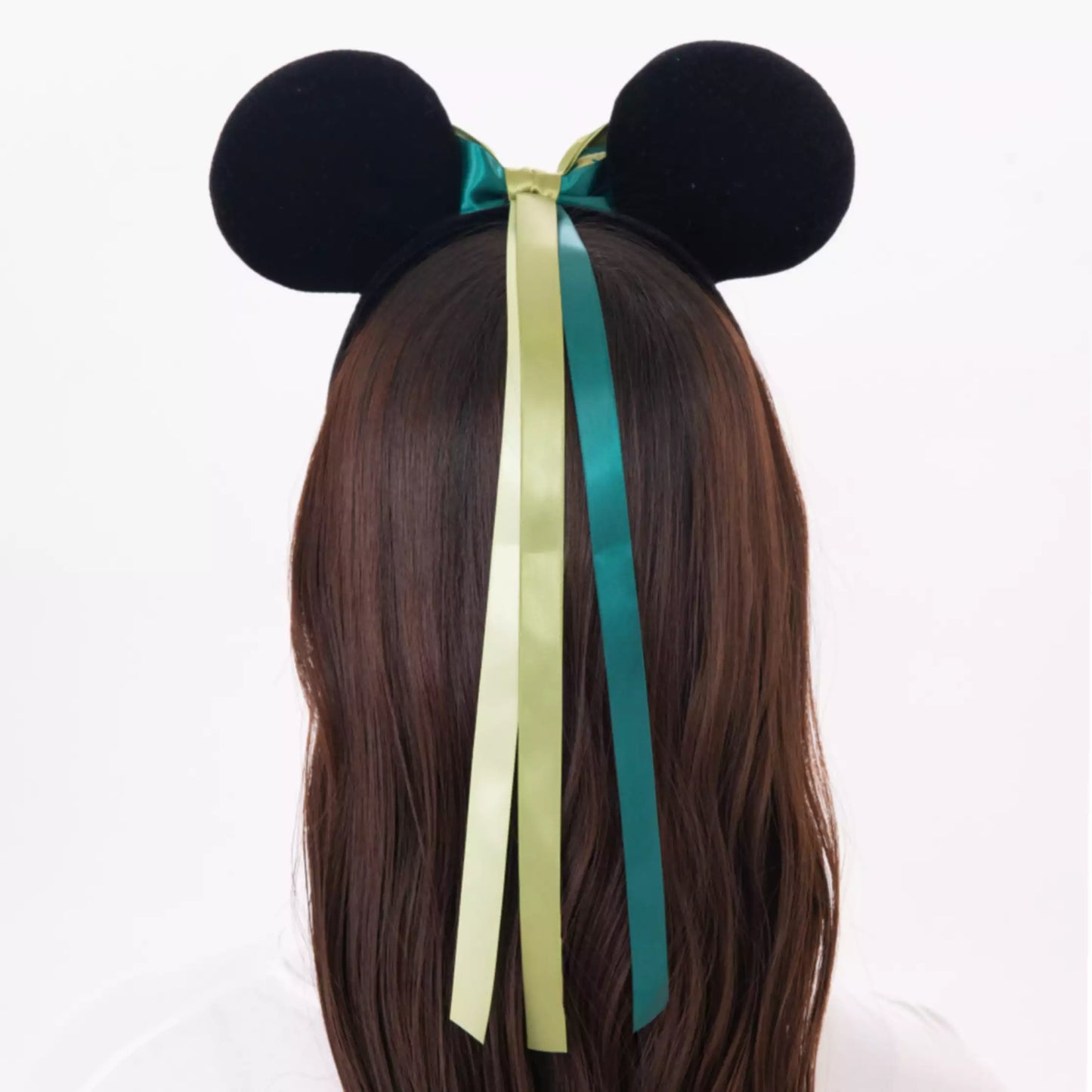 "Pre-Order" TDR - Fantasy Springs Anna and Elsa's Frozen Journey Collection Ears Headband with Green Ribbon