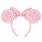 "Pre-Order" TDR - Minnie Ears Headband - Light Pink Sequin