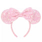 "Pre-Order" TDR - Minnie Ears Headband - Light Pink Sequin