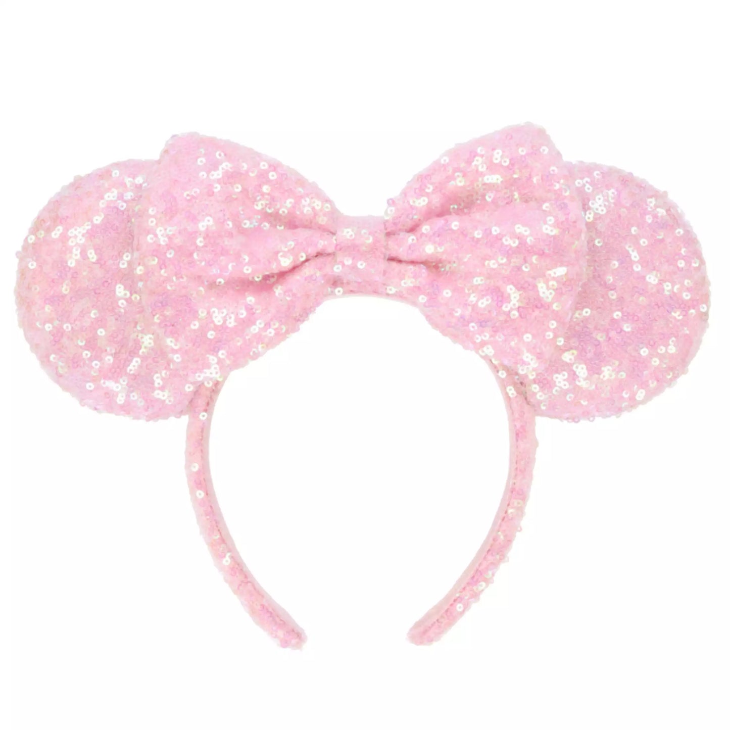 "Pre-Order" TDR - Minnie Ears Headband - Light Pink Sequin