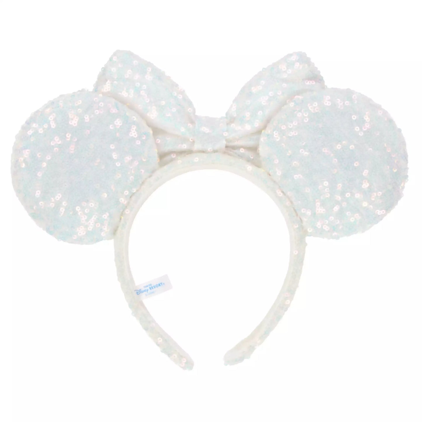 "Pre-Order" TDR - Minnie Ears Headband - Sparking White Sequin