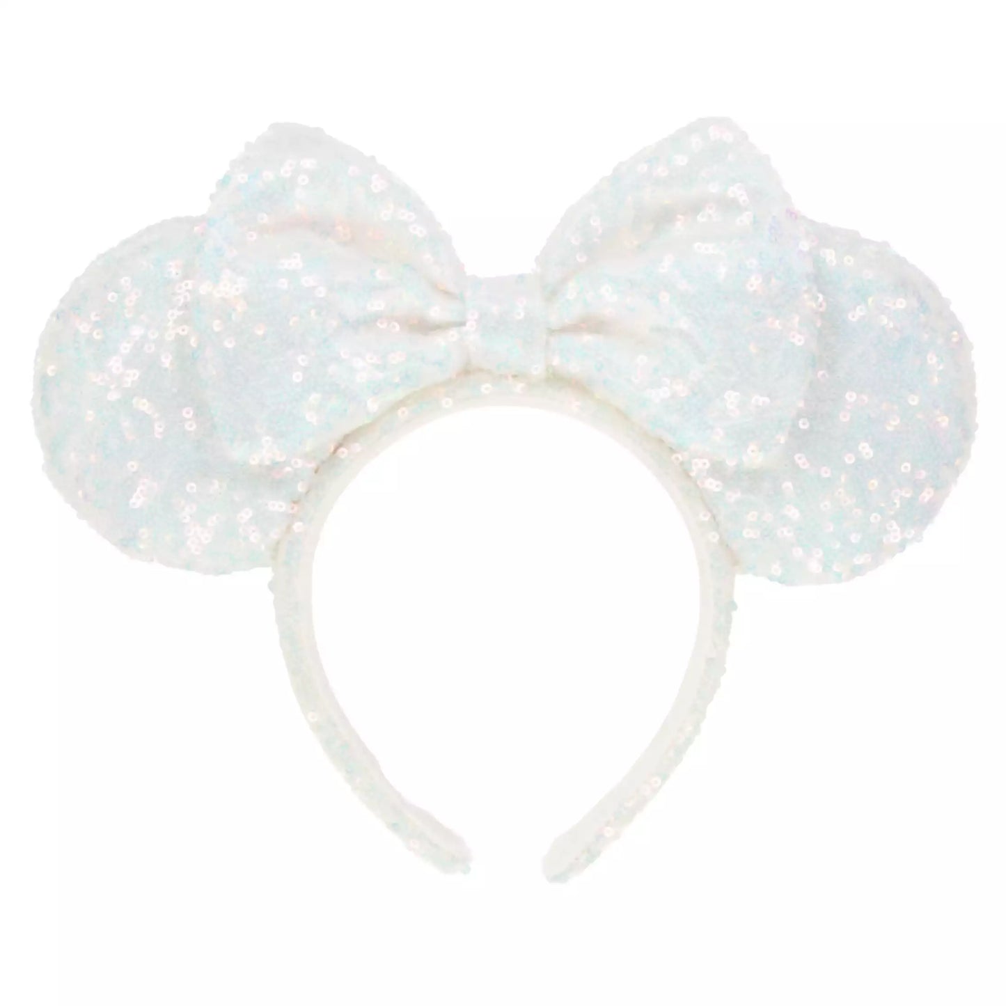 "Pre-Order" TDR - Minnie Ears Headband - Sparking White Sequin