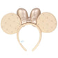 "Pre-Order" TDR - Large Beige Ribbon Minnie Ears Headband