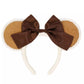 "Pre-Order" TDR - Brown ears Bordered in White Minnie Ears Headband