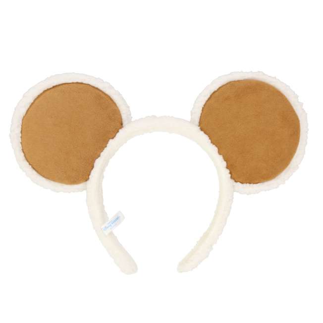 "Pre-Order" TDR - Brown ears Bordered in White Mickey Ears Headband