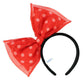 "Pre-Order" TDR - Large Red Ribbon Polka Dots Minnie Headband