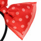 "Pre-Order" TDR - Large Red Ribbon Polka Dots Minnie Headband