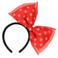 "Pre-Order" TDR - Large Red Ribbon Polka Dots Minnie Headband