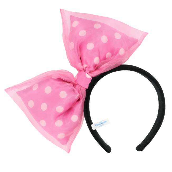 "Pre-Order" TDR - Large Pink Ribbon Polka Dots Minnie Headband