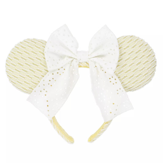 "Pre-Order" TDR - Baby Yellow with Lace Bow Minnie Ears Headband