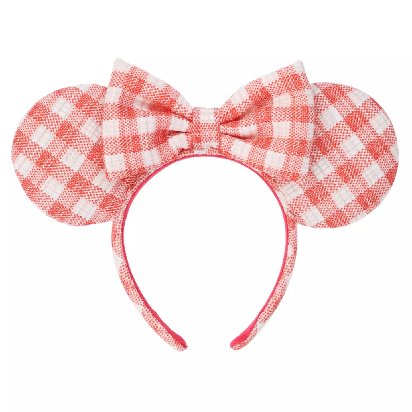 "Pre-Order" TDR - Minnie Ears Headband - Red Checkered 2026