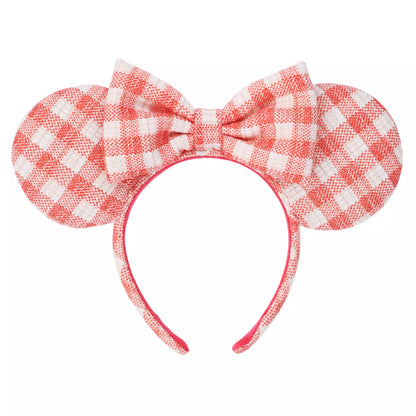 "Pre-Order" TDR - Minnie Ears Headband - Red Checkered 2026