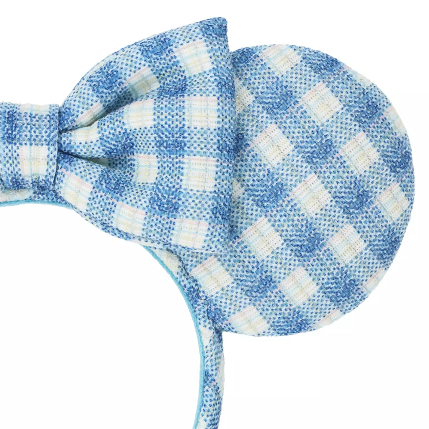 "Pre-Order" TDR - Minnie Ears Headband - Blue Checkered 2026
