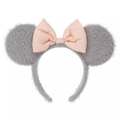 "Pre-Order" TDR - Minnie Mouse Gray Fluffy ears Headband
