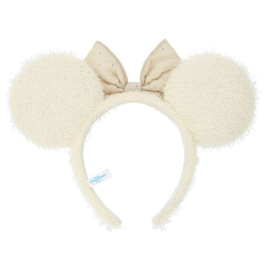 "Pre-Order" TDR - Minnie Mouse White Fluffy ears Headband