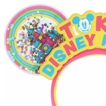 "Pre-Order" TDR - Mickey Mouse Park Logo "Confetti" Ears Headband for Adults