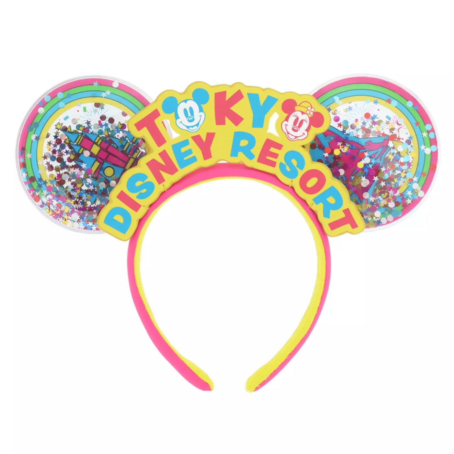 "Pre-Order" TDR - Mickey Mouse Park Logo "Confetti" Ears Headband for Adults