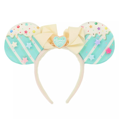 "Pre-Order" TDR - Minnie Mouse Green Ears Headband for Adults, Disney's Palpalooza: Vanellope's Sweet Pop World