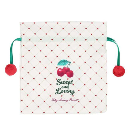 "Pre-Order" TDR - Minnie Mouse Drawstring Bag, WITH THE CHERRY ON TOP 2026