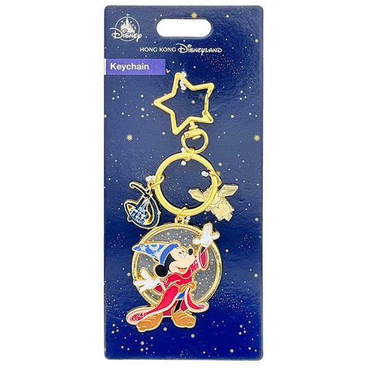 "Pre-Order" HKDL - Sorcerer Mickey Metal Keychain (Sorcerer Mickey 2025)