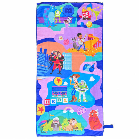 "Pre Order" HKDL - Quick Dry Towel, Pixar Summer Squad 2026