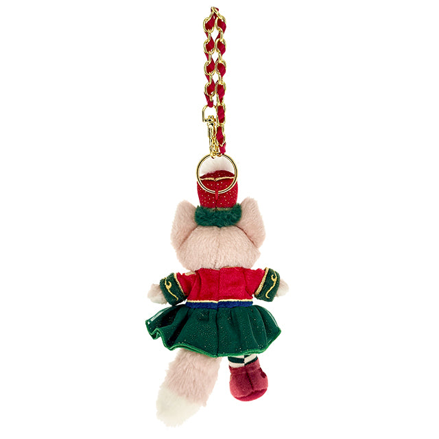 HKDL - LinaBell Plush Bag Charm Keychain (Duffy & Friends - 2024 Xmas Christmas)【Ready Stock】