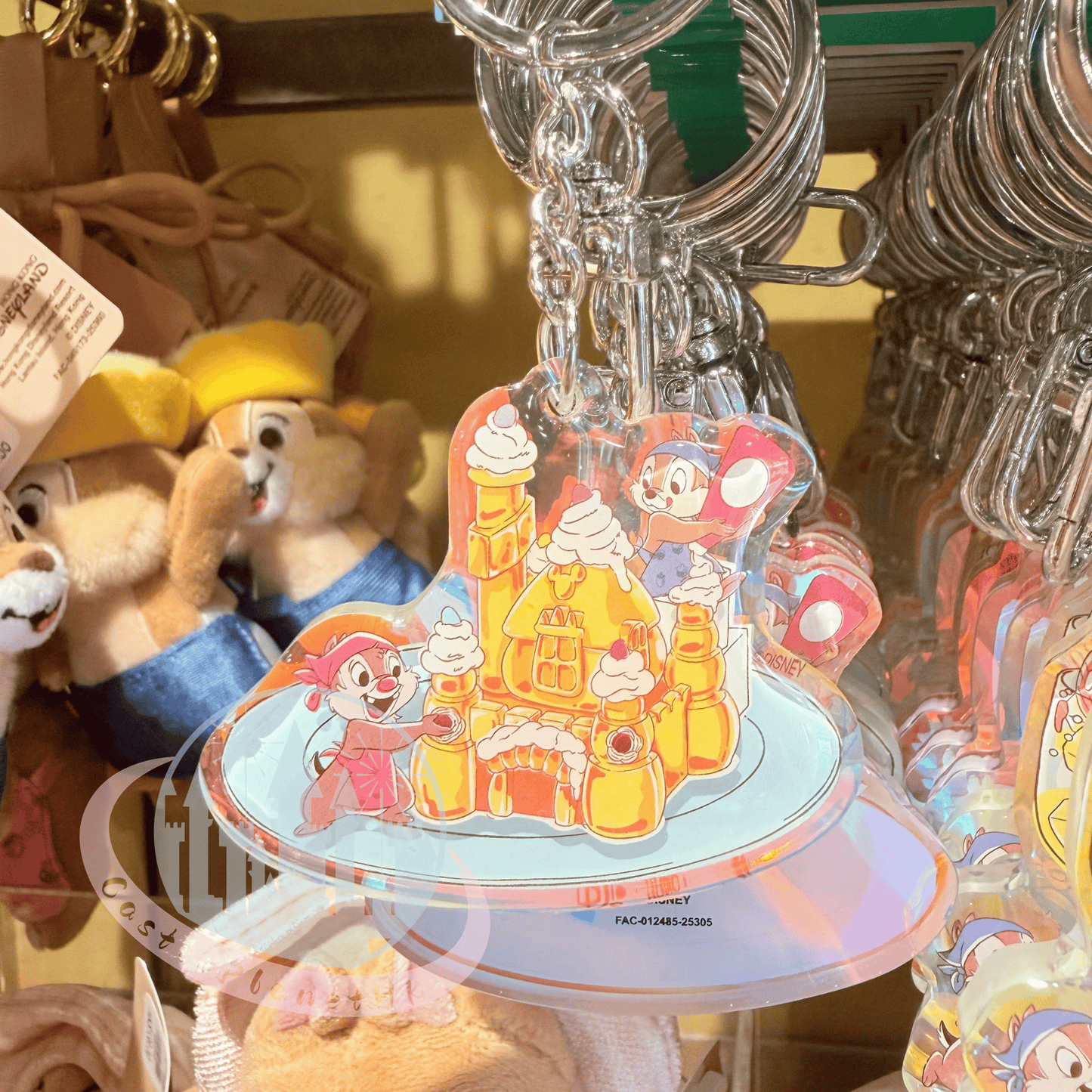 "Pre-Order" HKDL - Chip 'n' Dale Keychain set, CnD Hong Kong Cuisine 2026