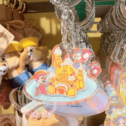 "Pre-Order" HKDL - Chip 'n' Dale Keychain set, CnD Hong Kong Cuisine 2026