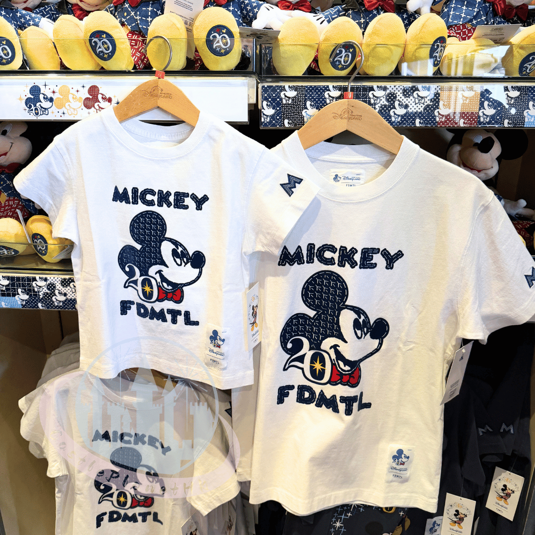 "Pre-Order" HKDL - Mickey Mouse Head T-Shirt, FDMTL Collection (HKDL 20th Anniversary Grand)