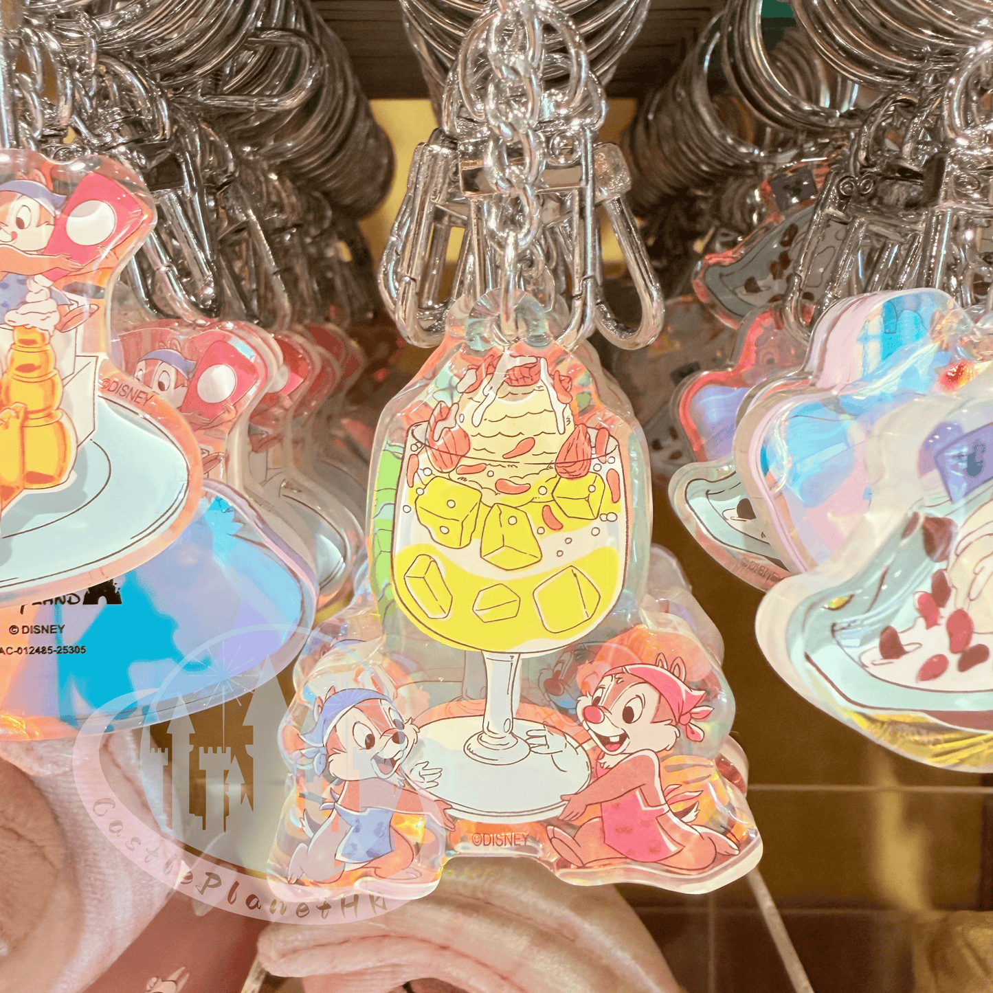 "Pre-Order" HKDL - Chip 'n' Dale Keychain set, CnD Hong Kong Cuisine 2026