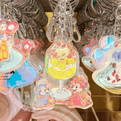 "Pre-Order" HKDL - Chip 'n' Dale Keychain set, CnD Hong Kong Cuisine 2026