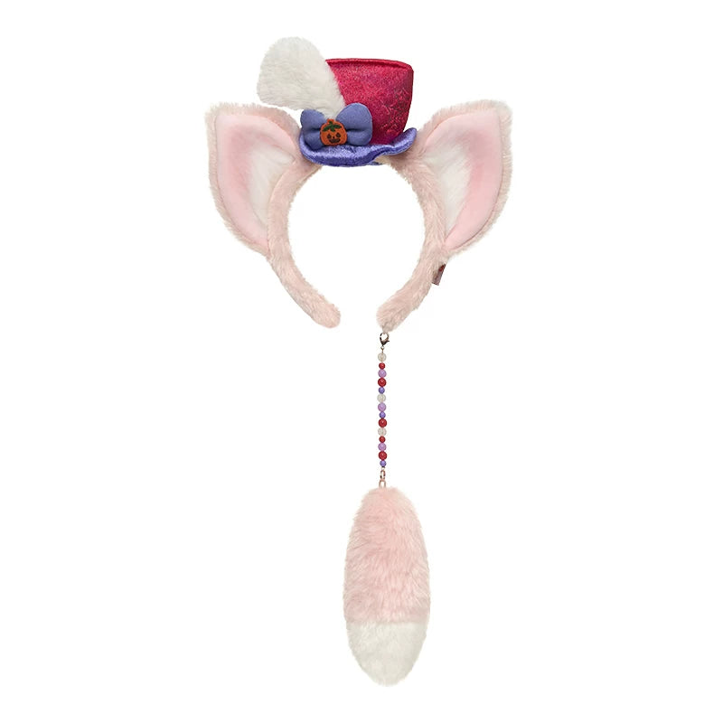 “Pre-order” SHDR - LinaBell Ears Headband with Fluffy Tail for Adults, Duffy & Friends Halloween 2026