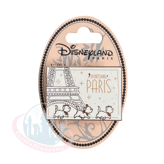 "Pre-Order" DLRP - Aristokittens Paris Postcard Pin, The Aristocats in Paris 2024