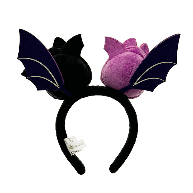 HKDL - Chip and Dale Bat Costume Plush Ears Headband (Halloween 2024)【Ready Stock】