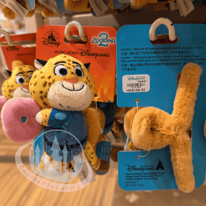 “Pre-order” HKDL - Officer Benjamin Hair Clip with Hug, Zootopia