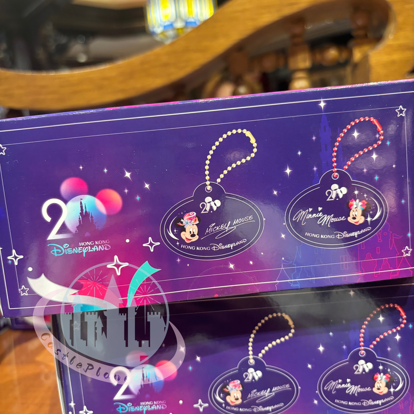 "Pre-Order" HKDL - Mickey & Friends Name Tag Bagcharm Set, HKDL 20th Anniversary Grand Celebration