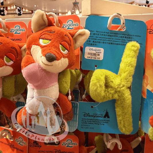 “Pre-order” HKDL - Nick Wilde Hair Clip with Hug, Zootopia