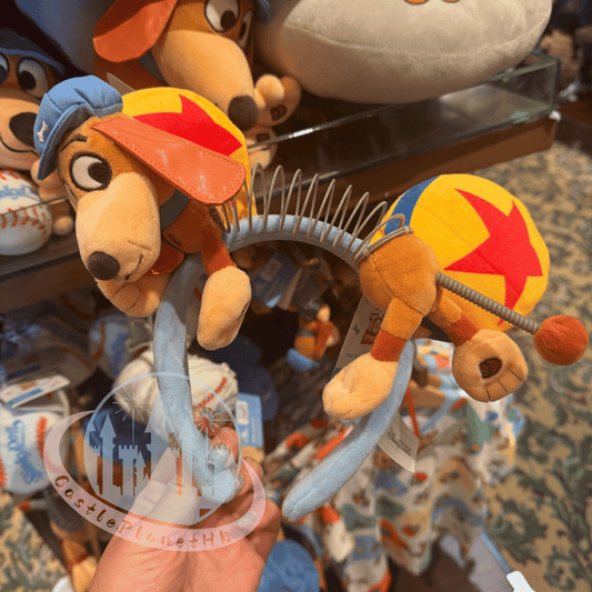 "Pre-Order" HKDL - Baseball Slinky Dog Headband with Pixar Luxo Ball, Toy Story