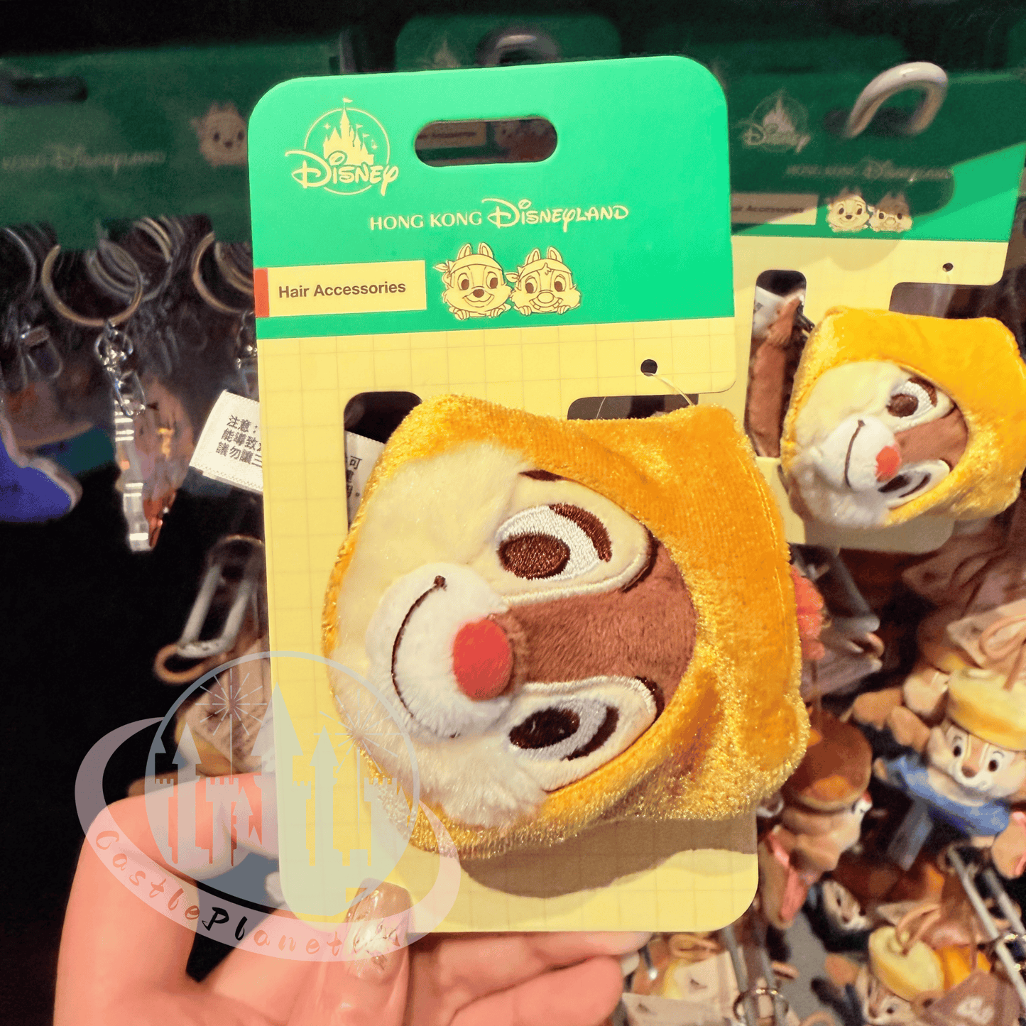 "Pre-Order" HKDL - Chip & Dale Plush Hair Clip, CnD Hong Kong Cuisine 2026