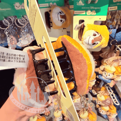 "Pre-Order" HKDL - Chip & Dale Plush Hair Clip, CnD Hong Kong Cuisine 2026